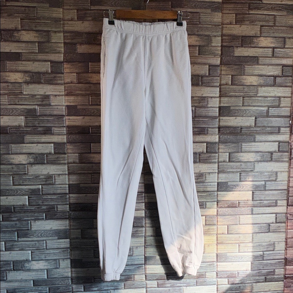 Pre Owned Cotton Citizen Small White Joggers